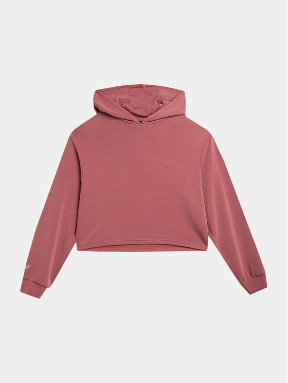 4F 4F Felpa 4FAW23TSWSF702 Rosso Regular Fit