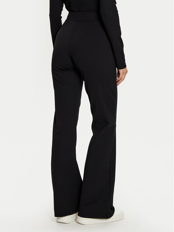 Guess Guess Kötött nadrág V5RB06 KCLH0 Fekete Regular Fit