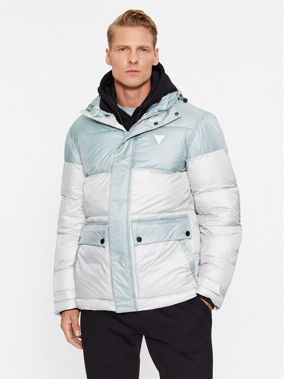 Guess Zimné bundy Z3BL02 WFQ80 Sivá Regular Fit