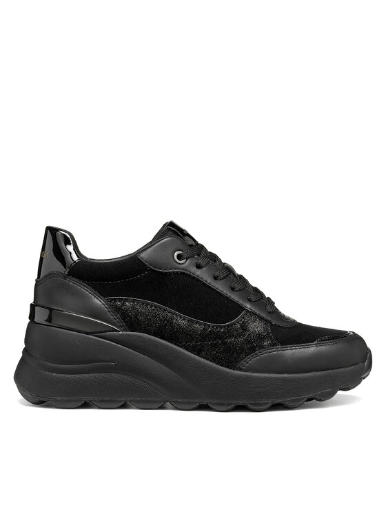 Geox Geox Sneakersy D Spherica Ec13 D65WAB 2285 C9999 Czarny