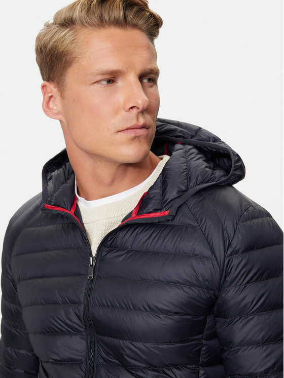 Jott Jott Pehelykabát Nico P000MDOW01 Sötétkék Slim Fit