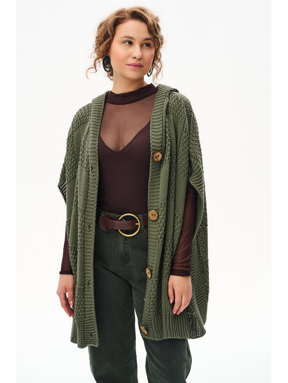blue shadow blue shadow Kardigan Tamashi Khaki Regular Fit