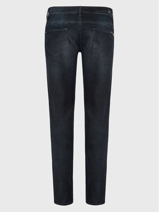 7 For All Mankind 7 For All Mankind Τζιν Slimmy JSMXC510SP Μαύρο Slim Fit