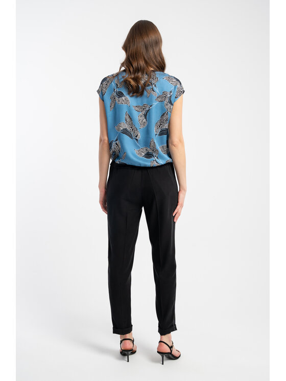 CLICK CLICK Μπλουζάκι 10-6856 Μπλε Relaxed Fit