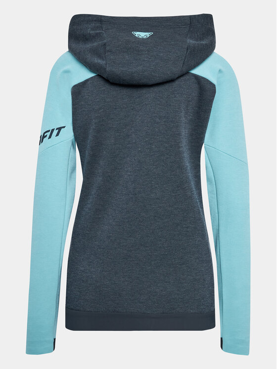 Dynafit Dynafit Суитшърт 24/7 Ptc Zip Hoody W 71507 Син Regular Fit