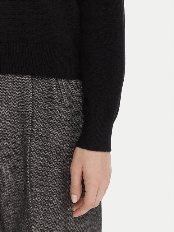 United Colors Of Benetton United Colors Of Benetton Пуловер 1002D10BG Черен Relaxed Fit