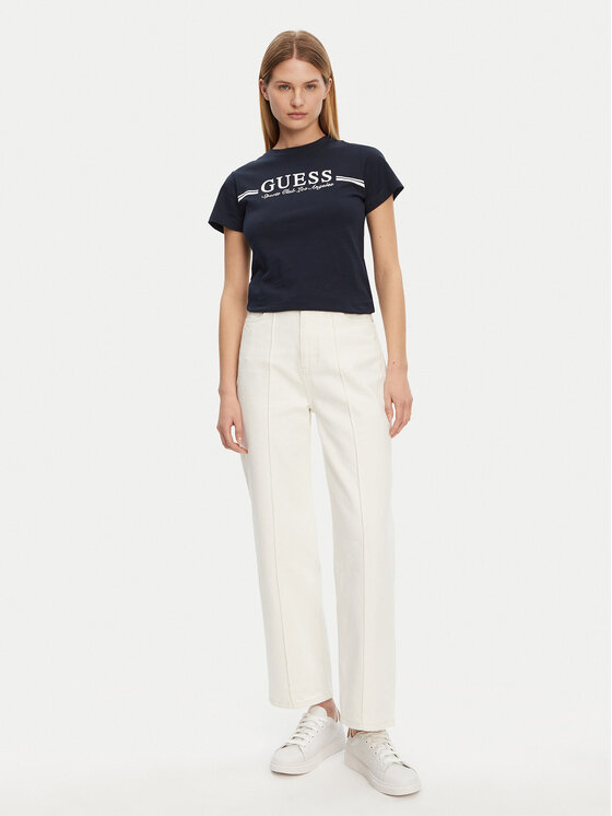 Guess Guess T-krekls V5GI03 I3Z14 Tumši zils Regular Fit