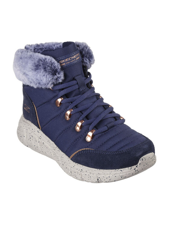 Skechers Skechers Śniegowce Bobs B Flex Granatowy