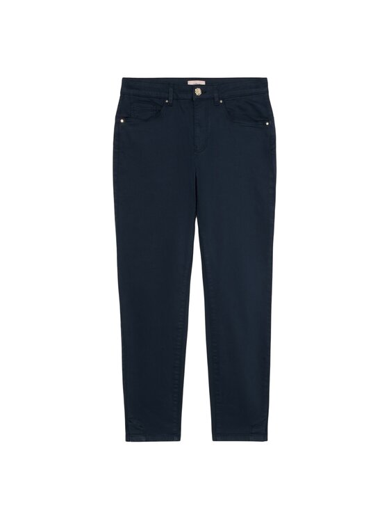 Oltre Oltre Pantaloni di tessuto P784R008237N034 Blu Skin Fit