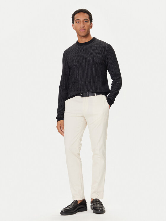 BOSS BOSS Sweter H-Habito 50549985 Czarny Regular Fit