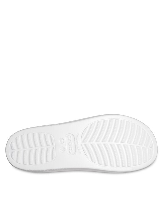 Crocs Crocs Natikači Classic Platform Slide 208180 Bela