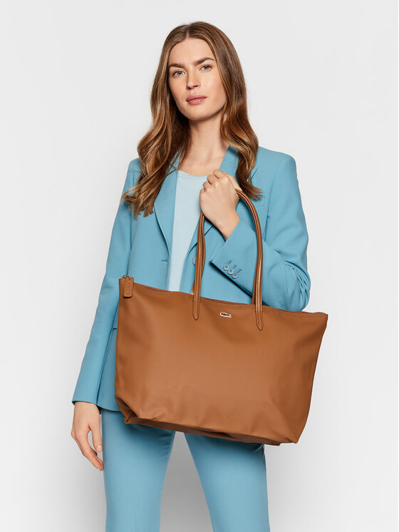 Lacoste Handtasche L Shopping Bag NF1888PO Braun