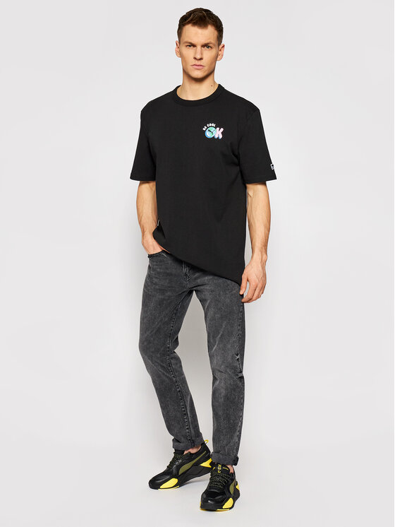 T-shirt Downtown Graphic 530899 Nero Loose Fit