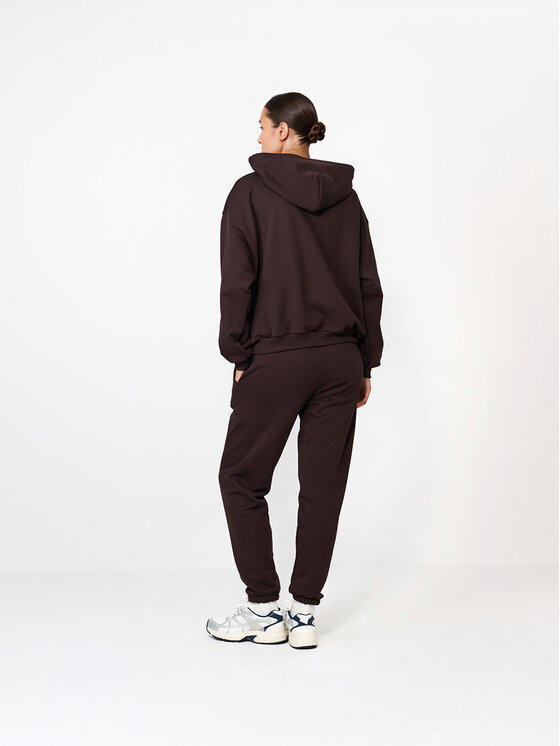 La Mania La Mania Spodnie dresowe FLAME Brązowy Basic Fit