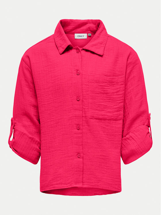 Kids ONLY Kids ONLY Πουκάμισο Thyra 15325764 Ροζ Regular Fit
