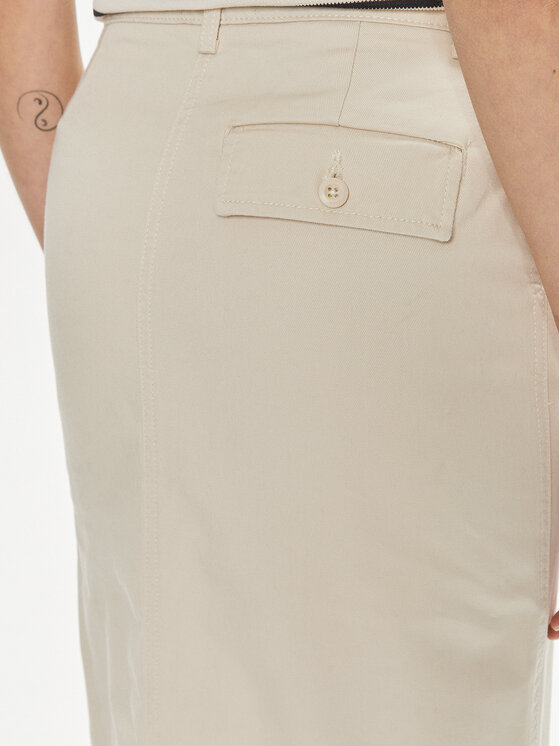 JJXX JJXX Spódnica maxi Maddy 12253013 Écru Regular Fit