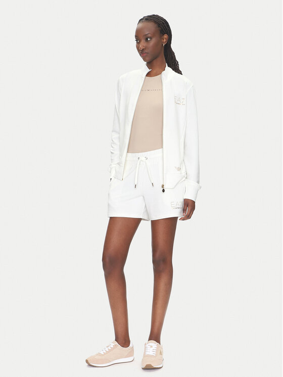 EA7 Emporio Armani EA7 Emporio Armani Felpa 8NTM43 TJ9RZ U0005 Bianco Regular Fit