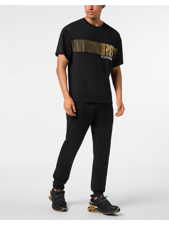 Plein Sport Plein Sport Tričko 28483 Čierna Regular Fit