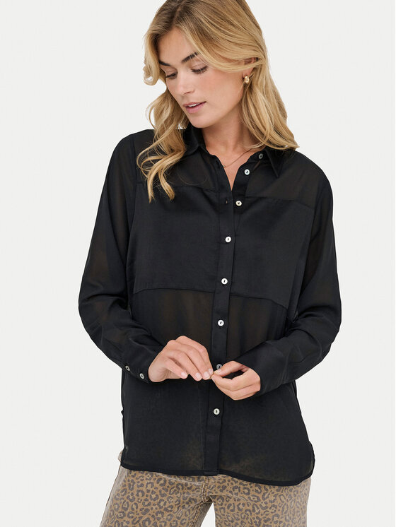 ONLY ONLY Košulja Star 15360299 Crna Regular Fit