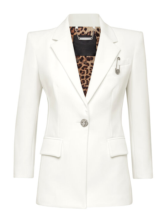PHILIPP PLEIN PHILIPP PLEIN Sako 11241 Biela Loose Fit