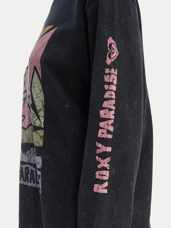 Roxy Roxy Блузка Hangloose Washed ERJZT06028 Чорний Relaxed Fit