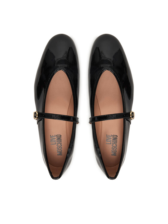 LOVE MOSCHINO LOVE MOSCHINO Baleriny JA11101G1OIH0000 Czarny