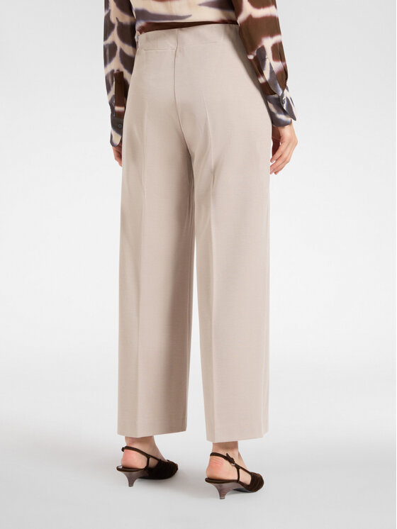 Elena Mirò Elena Mirò Pantaloni di tessuto P819Z000134N002 Écru Cropp Fit