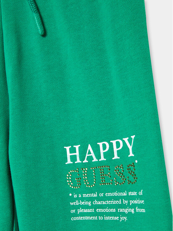 Guess Guess Jogginghose J3YQ11 KA6R4 Grün Regular Fit