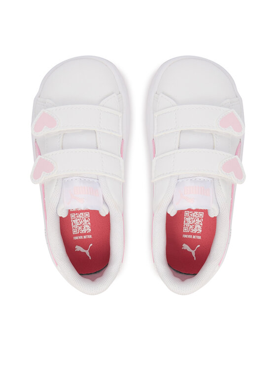 Puma Puma Sneakersy Puma Smash 3.0 Hearty V Inf 405639 01 Biela