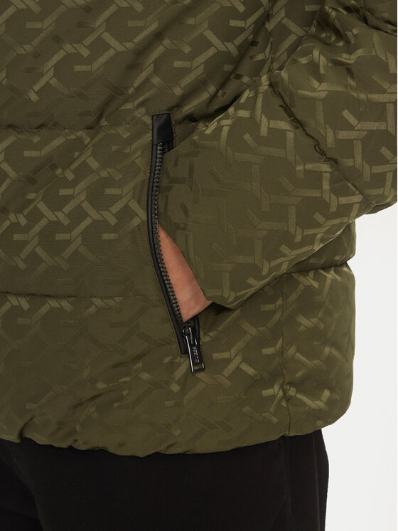 Guess Guess Pūkinė striukė M4BL42 WG9L2 Žalia Regular Fit