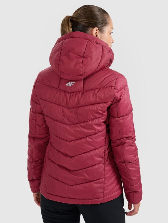 4F 4F Giubbotto piumino 4FRAW25TDJAF0792-60S Rosso Regular Fit