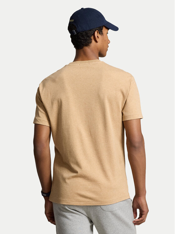 Polo Ralph Lauren Polo Ralph Lauren T-shirt 710740727072 Bež Slim Fit