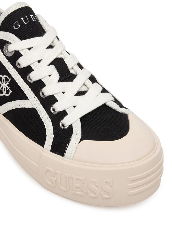 Guess Guess Sneakers aus Stoff FLPISS FAL12 Schwarz