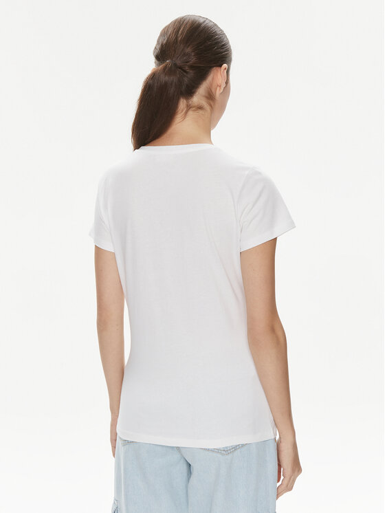 Liu Jo Liu Jo T-Shirt MA4340 JS923 Biały Regular Fit