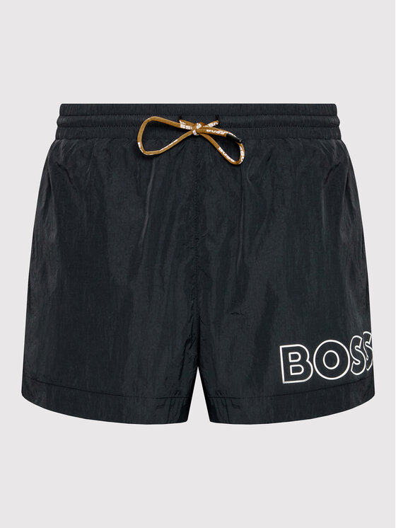 BOSS Boss Szorty kąpielowe Mooneye 50469280 Czarny Regular Fit