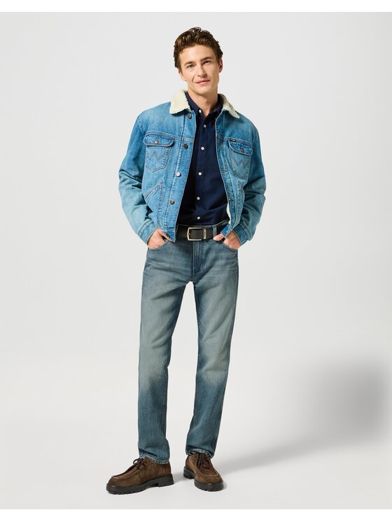 Wrangler Wrangler Jeansy GREENSBORO Niebieski Straight Leg