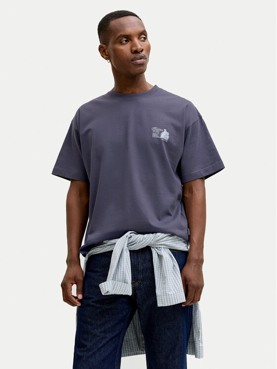 Jack & Jones Jack & Jones T-shirt Maine 12291780 Grigio Regular Fit