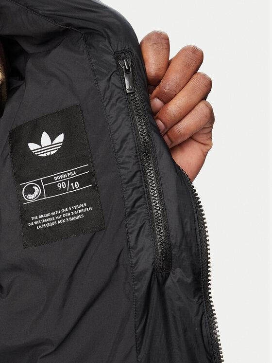 adidas adidas Zimska jakna Pertex 3-Stripes KR7194 Črna Loose Fit