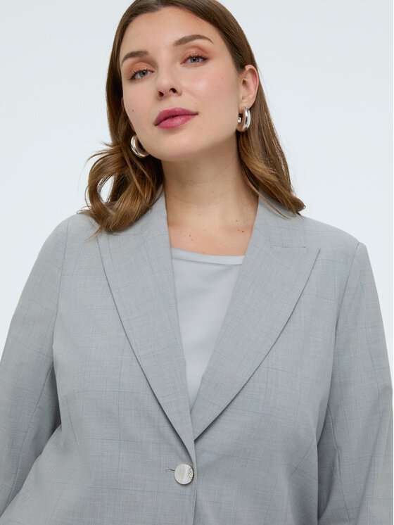 Fiorella Rubino Fiorella Rubino Giacca di transizione Q007T000245N0R4 Grigio Regular Fit