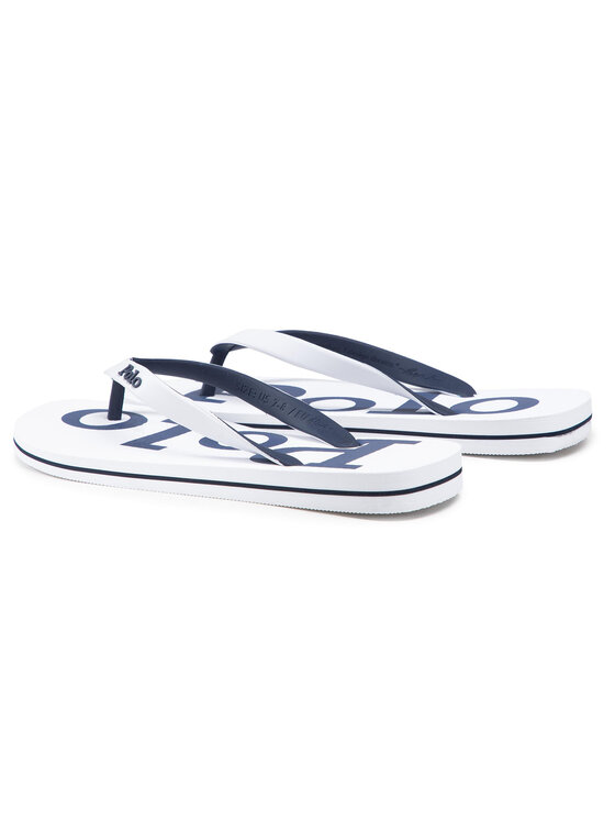Polo Ralph Lauren Polo Ralph Lauren Šlepetės per pirštą Bolt 816830672002 Balta