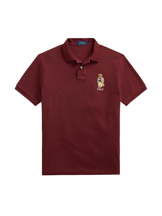 Polo Ralph Lauren Polo Ralph Lauren Polokošile 710973159001 Bordó Custom Slim Fit