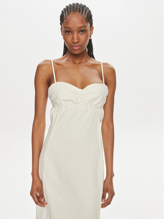 Samsøe Samsøe Samsøe Samsøe Rochie de blugi Salima F24100067 Écru Slim Fit
