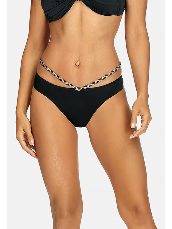 Feba Feba Dół od bikini FD163A Czarny