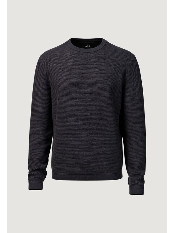 Armani Exchange Armani Exchange Sweter XM003012 AF26379 Czarny Casual Fit