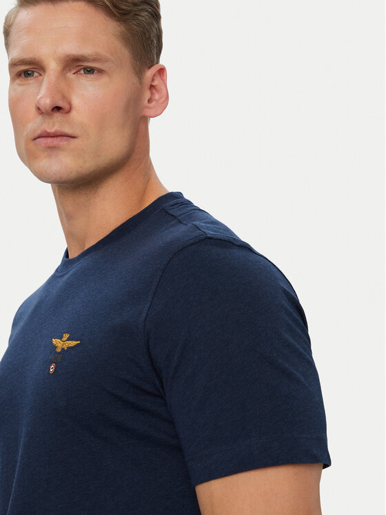 Aeronautica Militare Aeronautica Militare T-Shirt 262TS1580UJ00372 Dunkelblau Regular Fit
