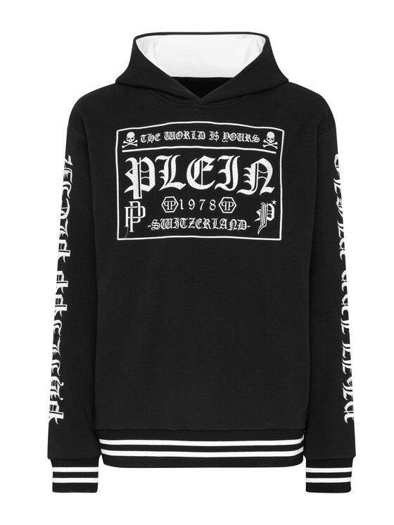 PHILIPP PLEIN PHILIPP PLEIN Bluza 8269 Czarny Regular Fit