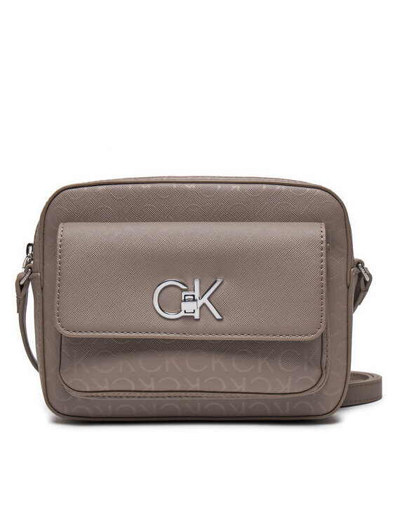 Calvin Klein Torbica Re Lock Camera K60K612676 Bež