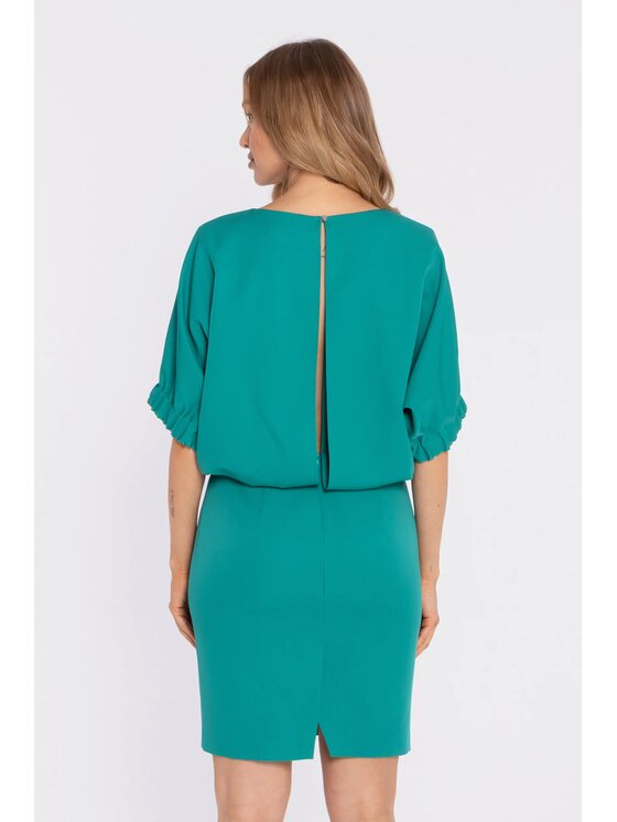 Made of Emotion Made of Emotion Abito da cocktail M904 Turchese Oversize