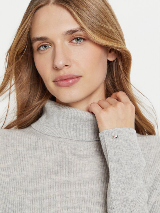 Tommy Hilfiger Tommy Hilfiger Трикотажна сукня WW0WW43080 Сірий Regular Fit