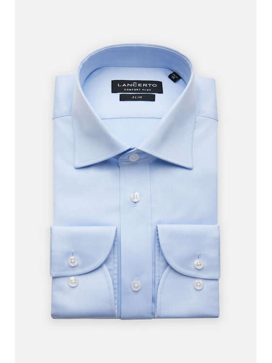 Lancerto Lancerto Koszula Zoey KO073124000007 Niebieski Slim Fit
